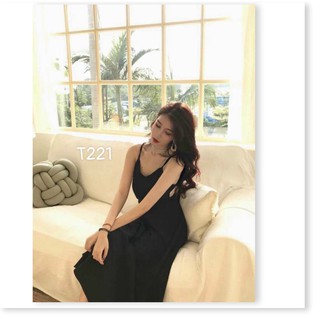 Đầm Maxi biển voan lụa cao cấp