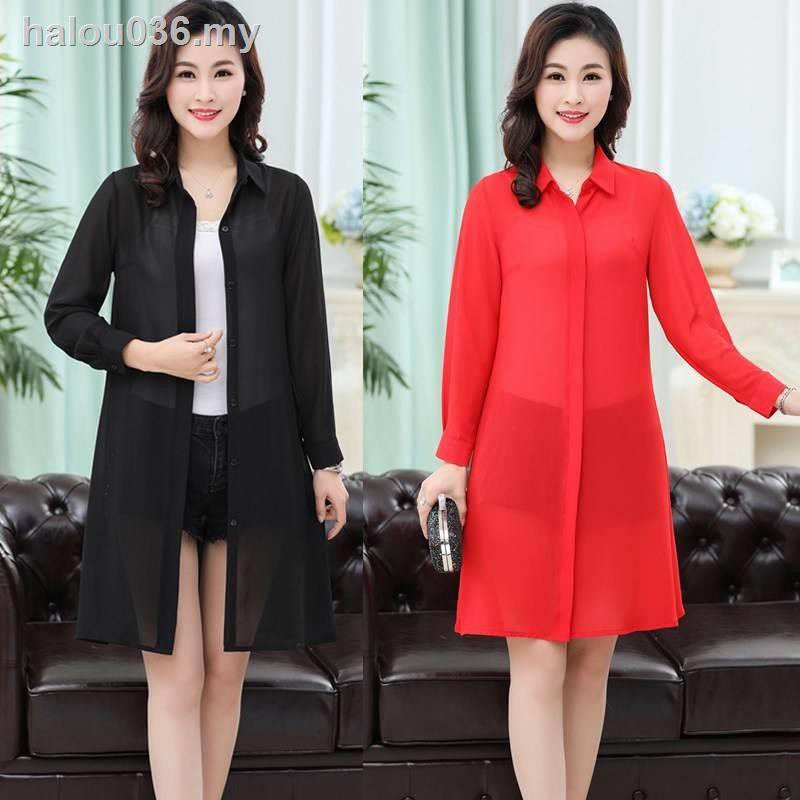 Áo Khoác Cardigan Chiffon Dài Tay Chống Nắng Mẫu Mới 2020 Thời Trang Mùa Hè Cho Nữ