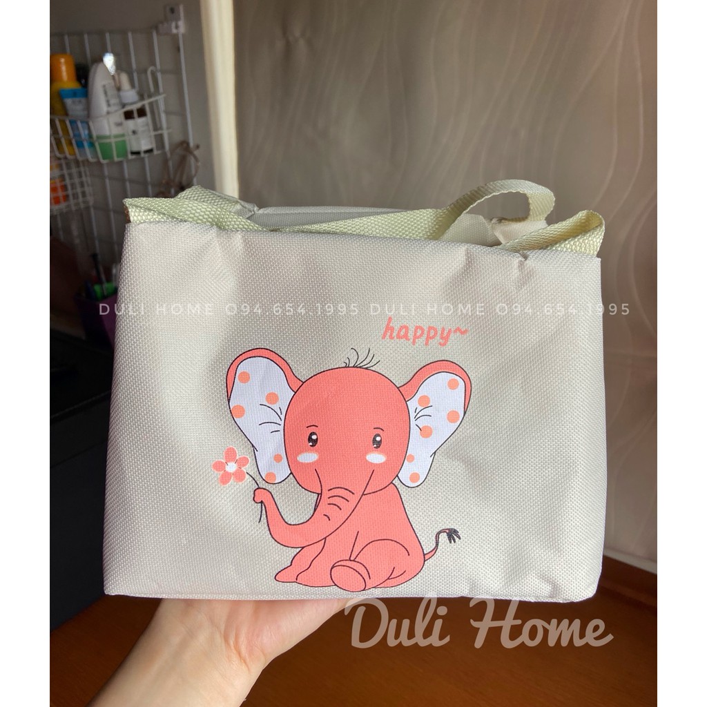 Túi đựng hộp cơm giữ nhiệt 5 màu kiểu Nhật | BigBuy360 - bigbuy360.vn