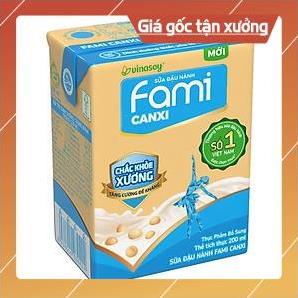 [ICLN9 giảm 5K cho đơn hàng 50k]  Thùng sữa Hộp FAMI CANXI 36h/TH
