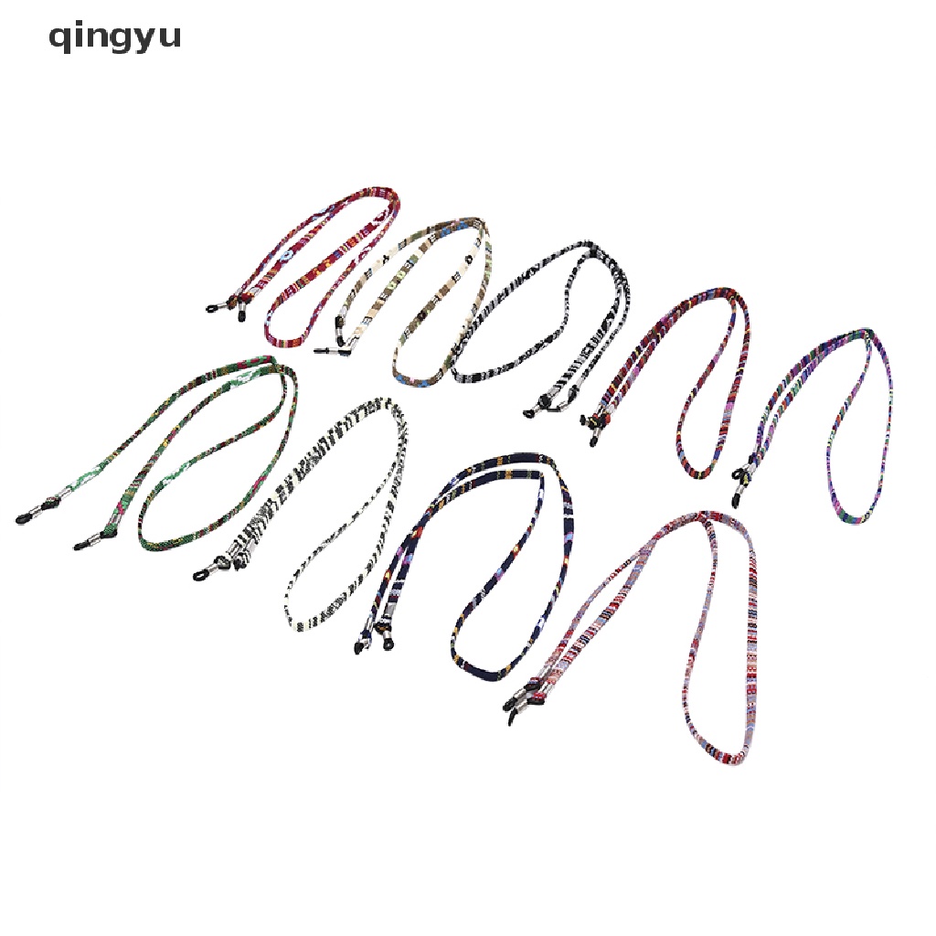 Qyvn Eyewear Spectacle Sun Glasses Neck Cord Sunglasses Chain Strap Sports Colorful Jelly