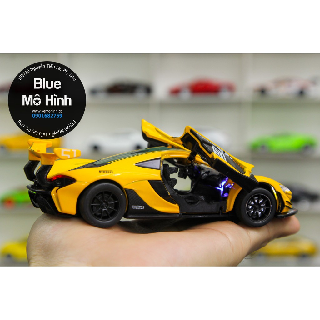 Blue mô hình | Xe mô hình xe đua McLaren P1 GTR 1:32