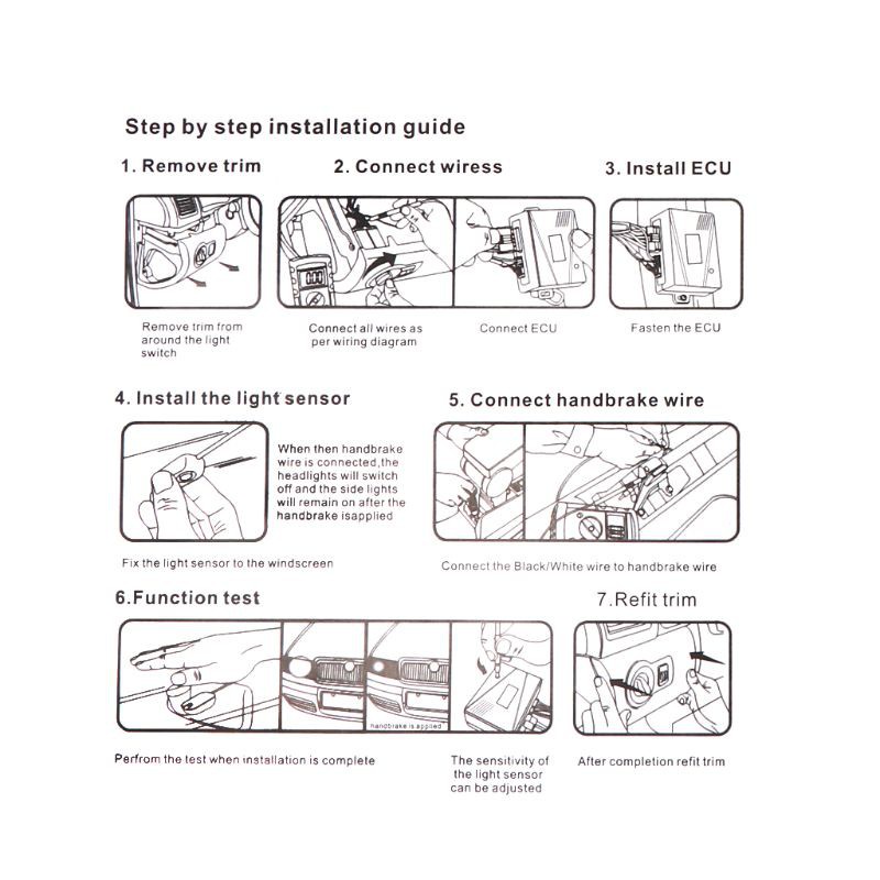 Cảm biến ánh sáng tự động 12v chuyên dụng cho xe ô tô