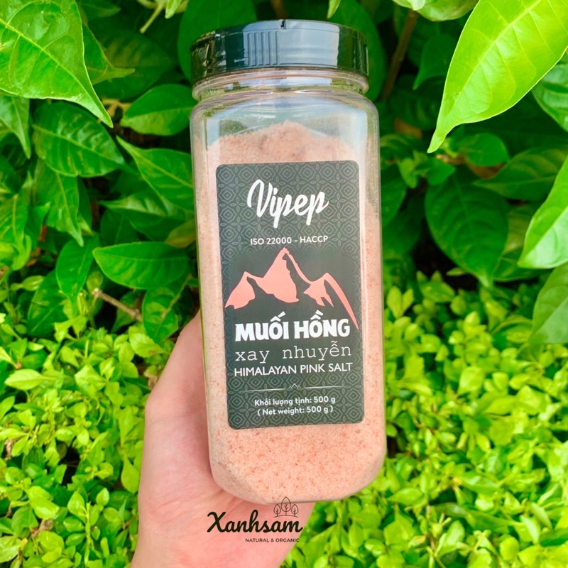 Muối Hồng Xay Nhuyễn Vipep 500gr Pakistan - XanhSam