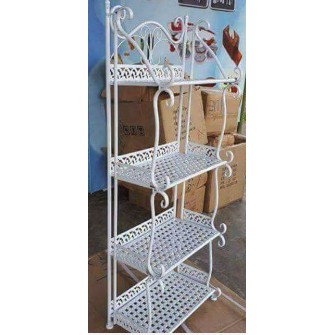 Kệ sách 4 tầng hoa uốn 33 x 20 x 87cm (ảnh thật)