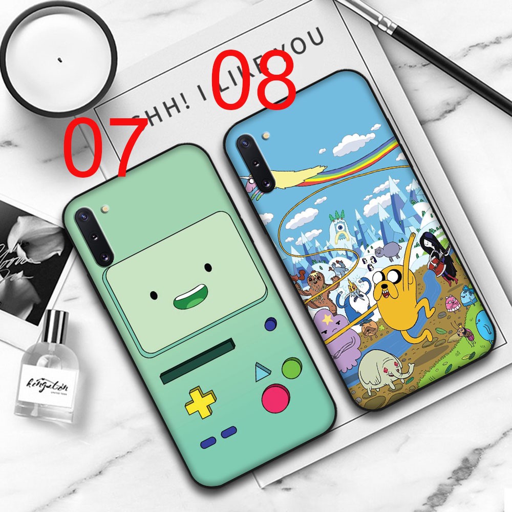 Ốp Lưng Họa Tiết Hoạt Hình Adventure Time Thời Trang Cho Samsung Galaxy Note 8 9 10 Plus A9 Lite