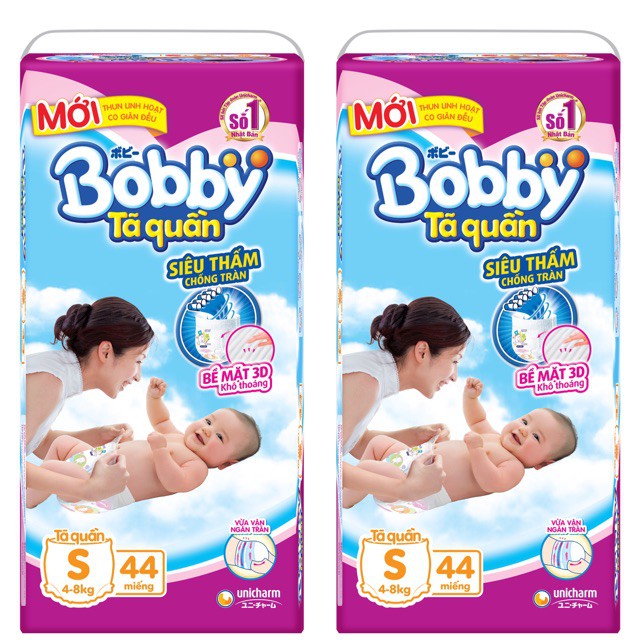 TÃ QUẦN BOBBY S44+8 (4kg-8kg) Mẫu Mới