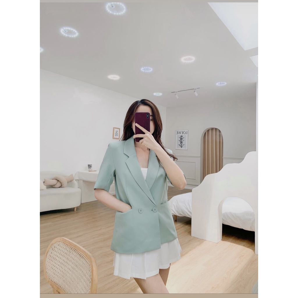SET ÁO VEST TÚI NẮP + CHÂN VÁY XẾP Ly 💁🏻‍♀️ Set kẻ 2 món áo thiết kế cổ vest đi kèm cùng chân váy sẽ là lựa chọn tuyệt