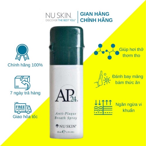 Xịt Thơm Miệng Nuskin AP24 Anti-Plaque Breath Spray