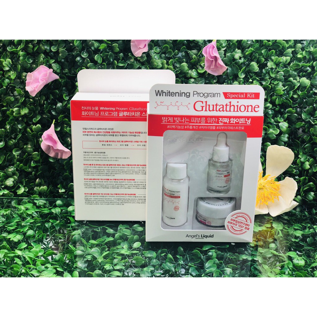 Bộ Dưỡng Trắng Da 7Day Whitening Program Glutathione mini