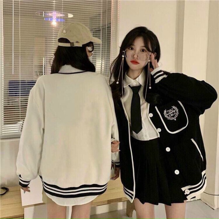 Áo Khoác ,Áo Khoác Nỉ Bomber LoGo Thêu Nổi Xịn Đét