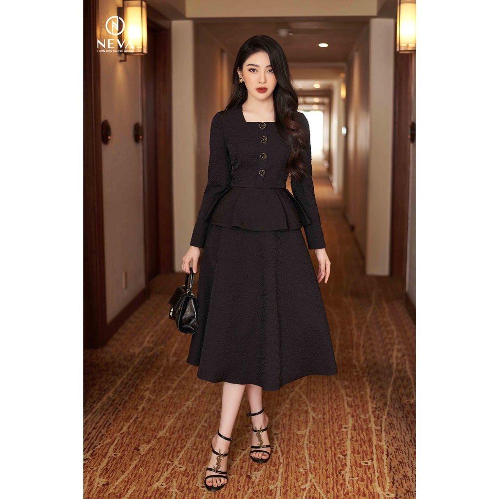 Áo Peplum Nữ Công Sở Neva W620443T011