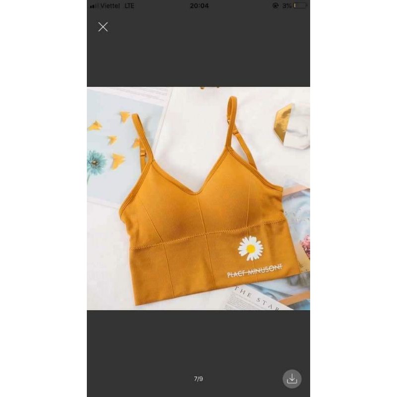 BRA HOA CÚC CHO TẬP GYM,...