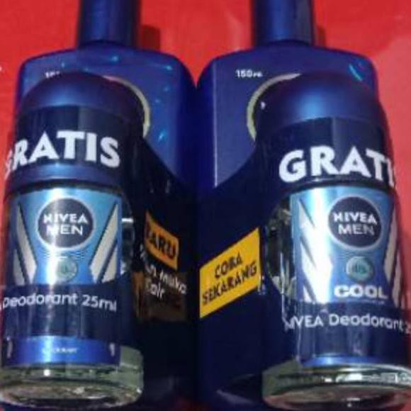 (hàng Mới Về) Sữa Rửa Mặt.. Nivea Trị Mụn 150ml Không Chứa Gatsby Rol On 50ml