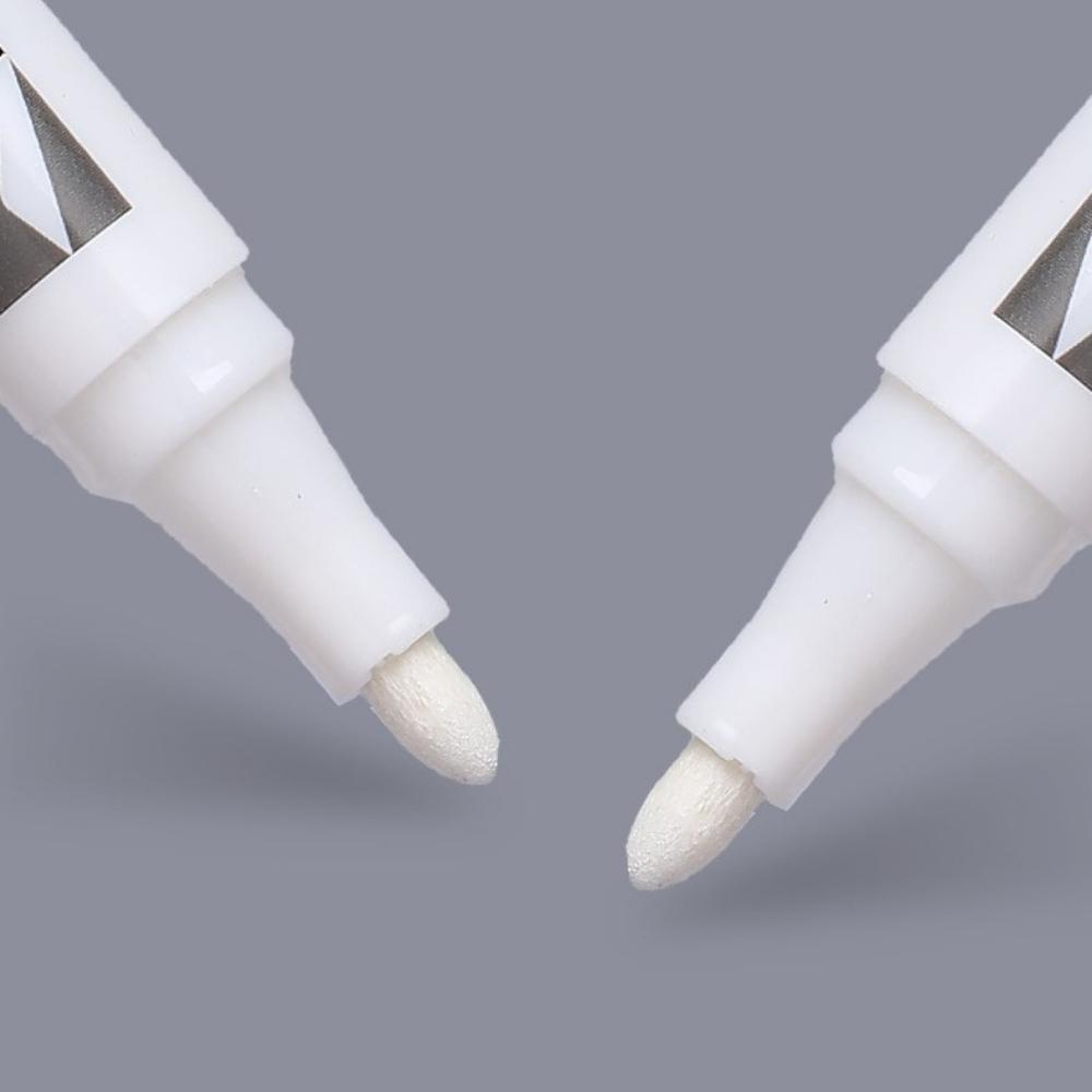 Hộp 10 bút viết bảng Resun ghi chú trong suốt Pison mực trắng vẽ lên gương và bề mặt kính dễ dàng tẩy xóa - 1 bộ