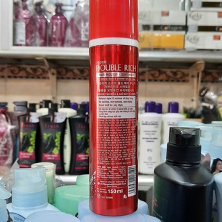 Mousse bọt Double Rich tạo kiểu tóc Hard Hold 150ml