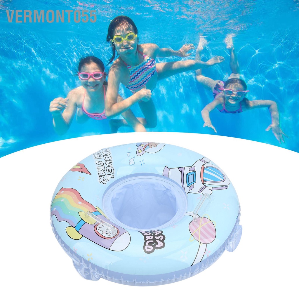 Vermont055 70cm / 27 56in Phao nổi cho bé Vòng bơi bơm hơi PVC môi trường với ghế an toàn trẻ em