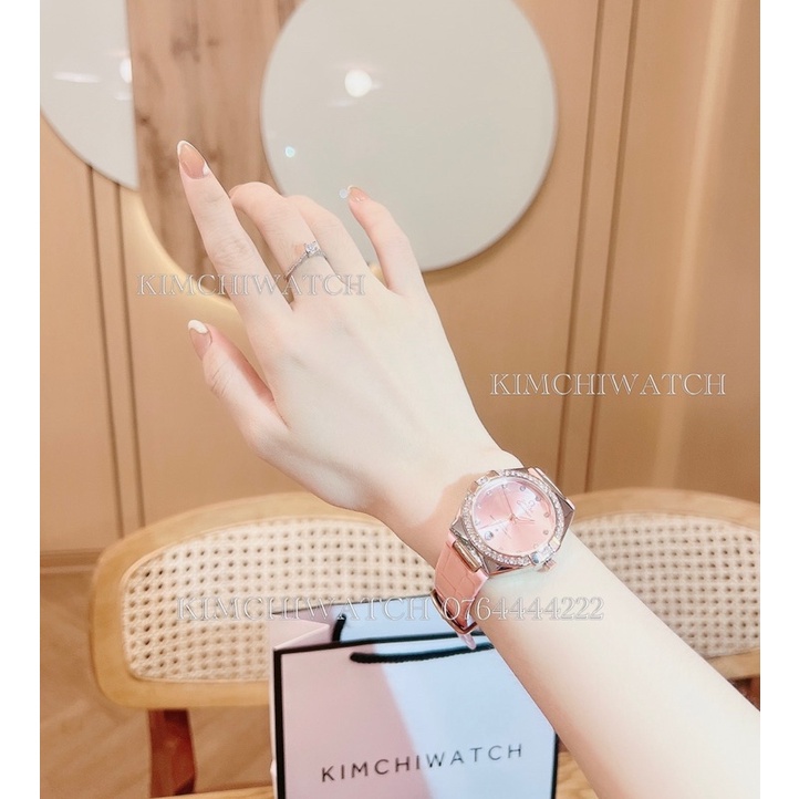 Đồng hồ nữ Omga  dây da cao cấp hàng xịn xò ảnh thật