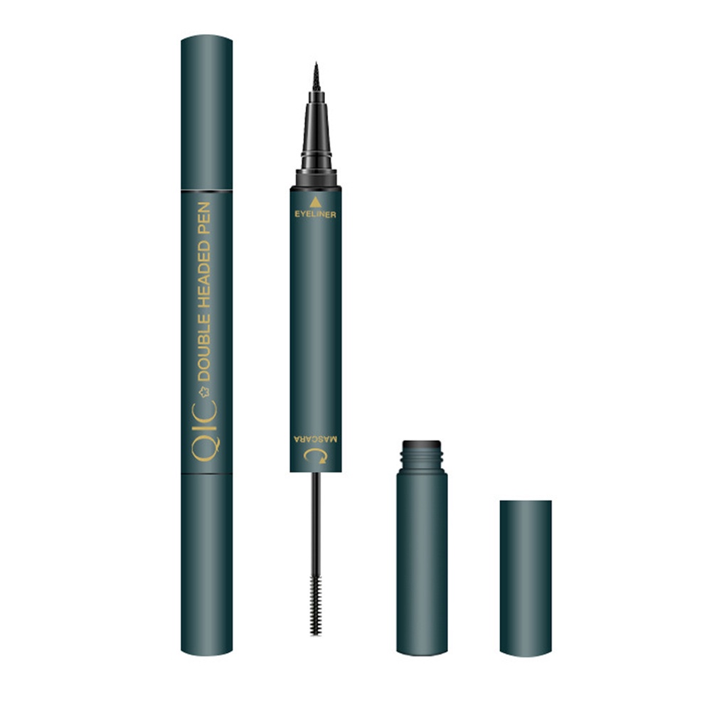[Hàng mới về] Bút kẻ mắt và mascara 2 trong 1 màu đen chống nước lâu trôi mau khô