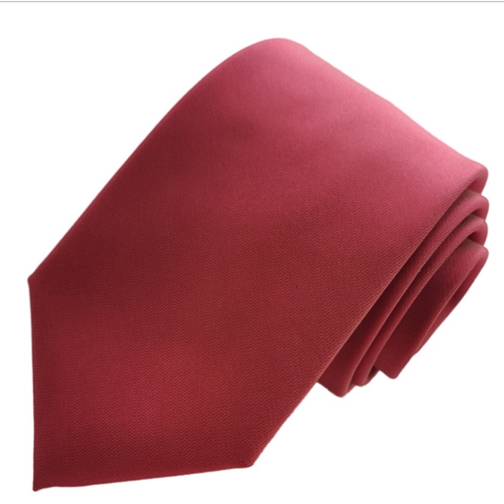Cà vạt 7cm màu trơn phong cách công sở dành cho nam