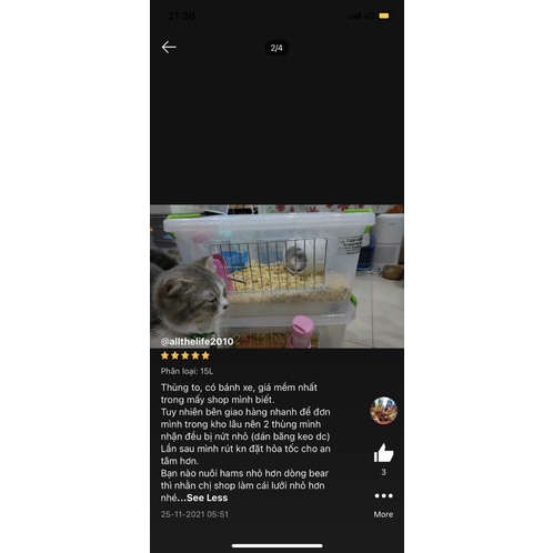 Lồng hamster thiết kế từ thùng