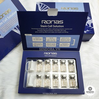 [10 lọ] Tế bào gốc Ronas Stem Cell Solution Hàn Quốc