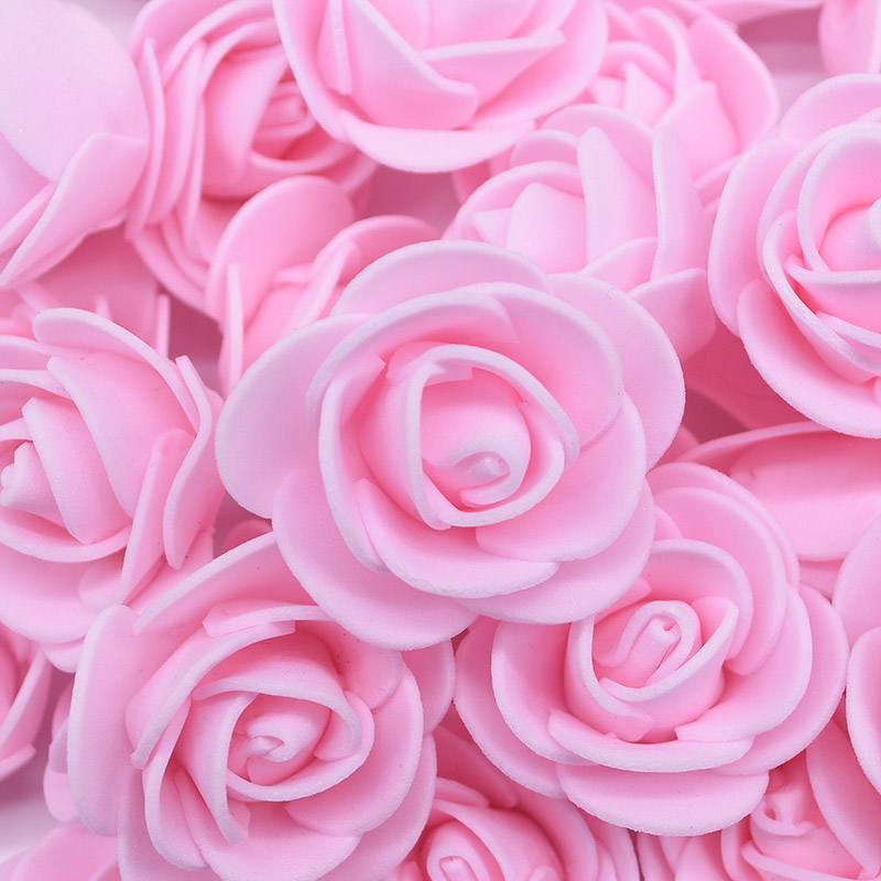 Bộ 10 bông hoa hồng giả 3.5cm