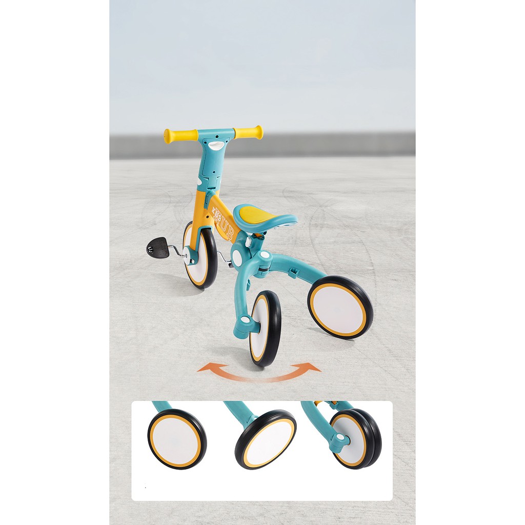 Xe đa năng cho em bé KUB 3 trong 1 (xe đạp, xe cân bằng và xe 3 bánh)