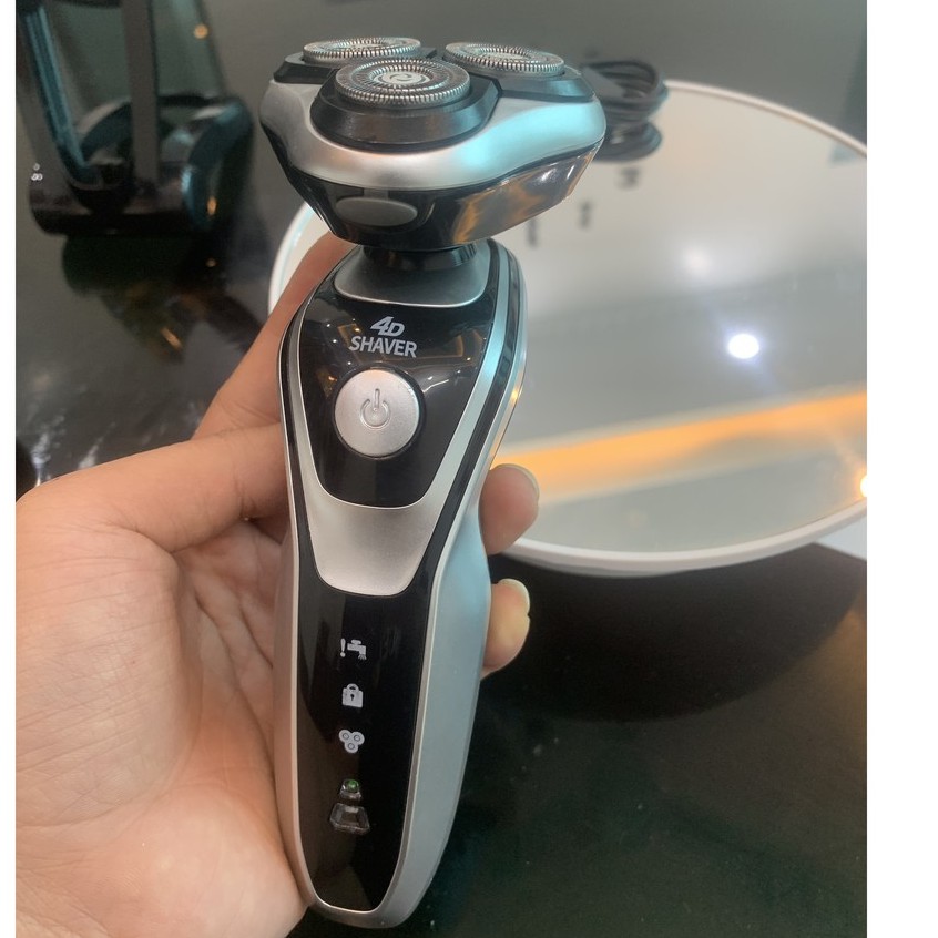 Máy cạo râu đa năng SHAVER SK1588, cắt tóc, tỉa lông mũi, tông đơ, chống nước cực tốt