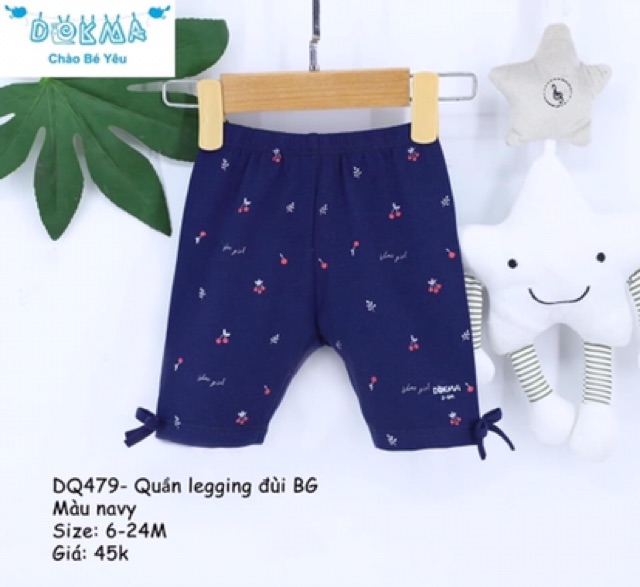 Quần legging đùi bé gái(6-24m)