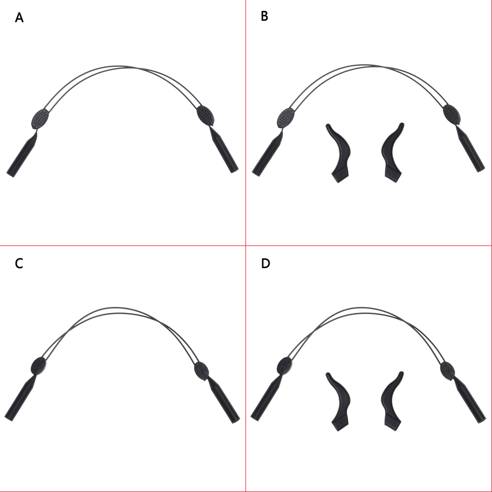 Dây đeo mắt kính bằng silicon có thể điều chỉnh tiện lợi