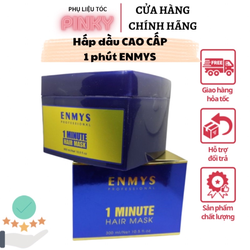 Kem ủ tóc hấp dầu 1 phút ENMYS giúp cải thiện tóc khô xơ, hư tổn PLTPINKY