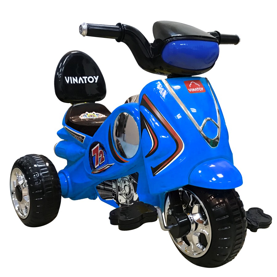 Xe 3 bánh Nhựa Chợ Lớn Vespa 72 - M1789-X3B