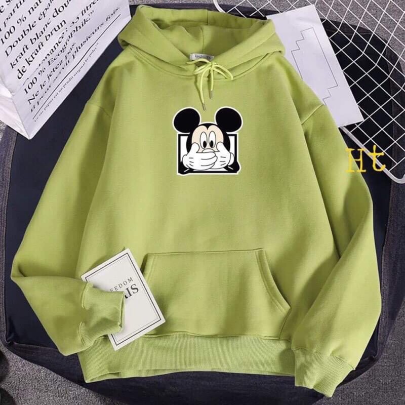 [SLC] [Free ship 50k] ❤️❤️❤️- Áo hoodie 3D mich ki che tay -Vải xịn