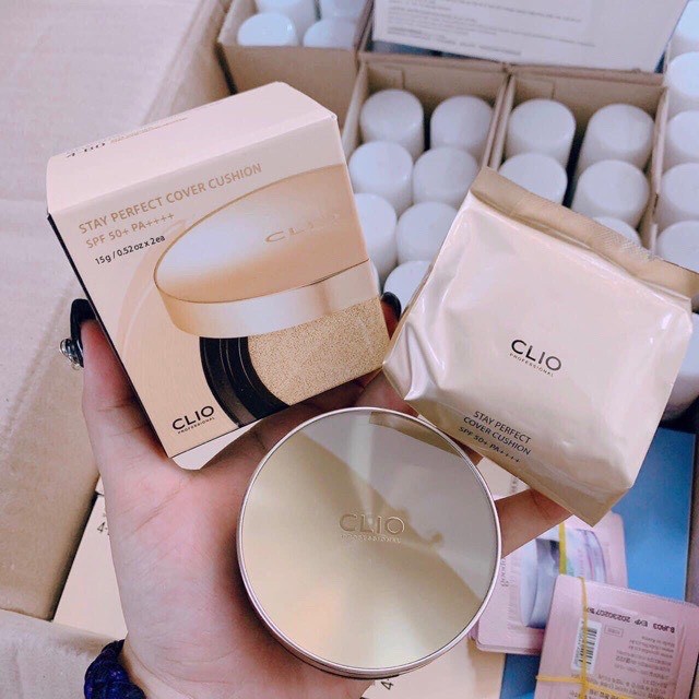 Phấn Nước Clio Stay Perfect Cover Cushion SPF 50+ PA++++ - Tặng Kèm 1 Lõi | BigBuy360 - bigbuy360.vn