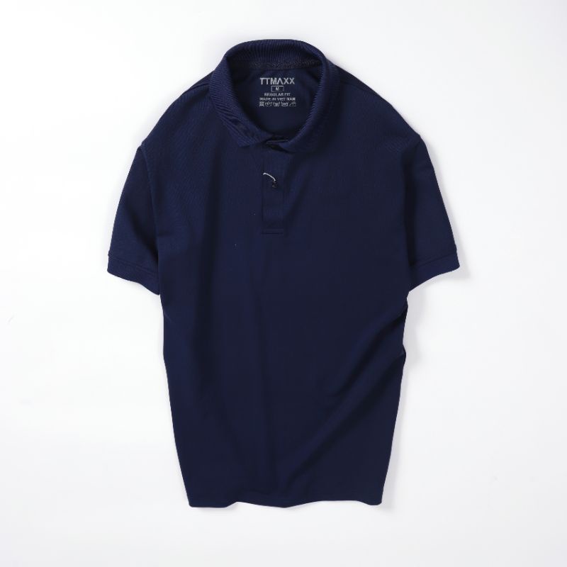 Áo thun nam POLO trơn vải cá sấu Gai Mềm cotton Mịn Mát Fom Regular Fit A111