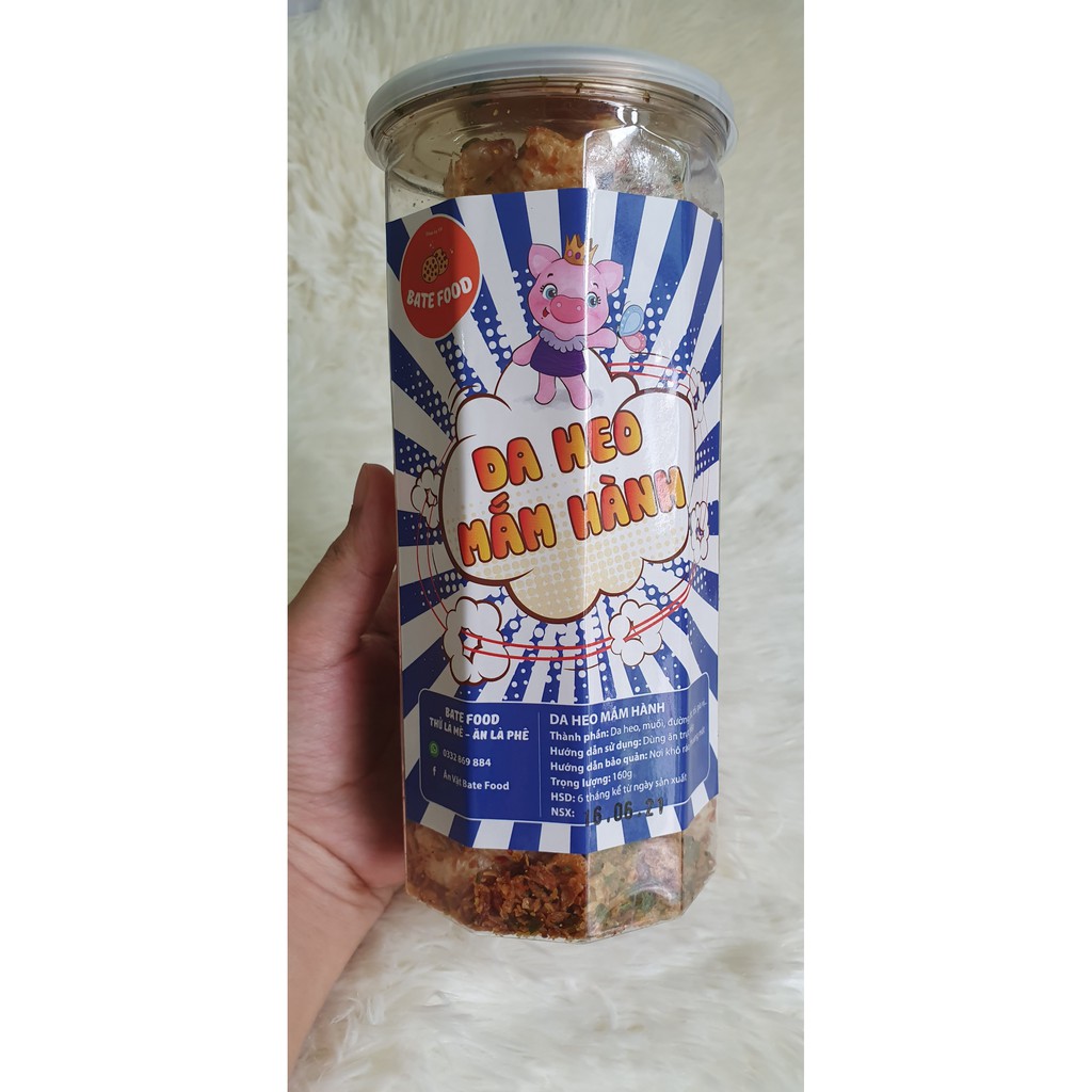 Da Heo Mắm Hành 160g Siêu Ngon, đồ ăn vặt | BigBuy360 - bigbuy360.vn