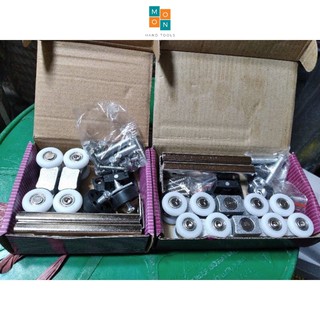 Bánh Xe Treo Con Trượt Cửa Lùa Nhôm 4 bánh, 8 bánh