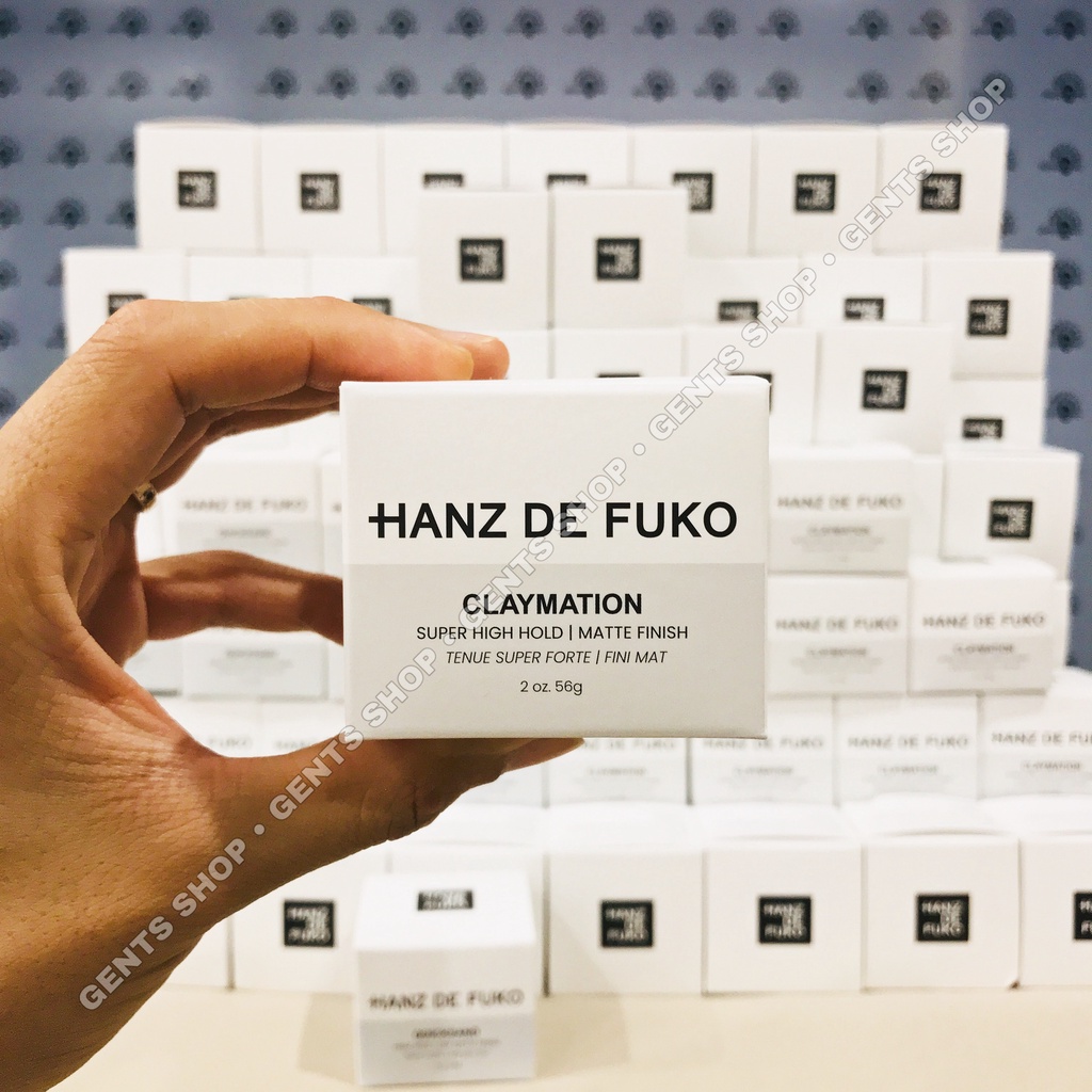 Sáp vuốt tóc nam Hanz de Fuko Claymation 56g chính hãng