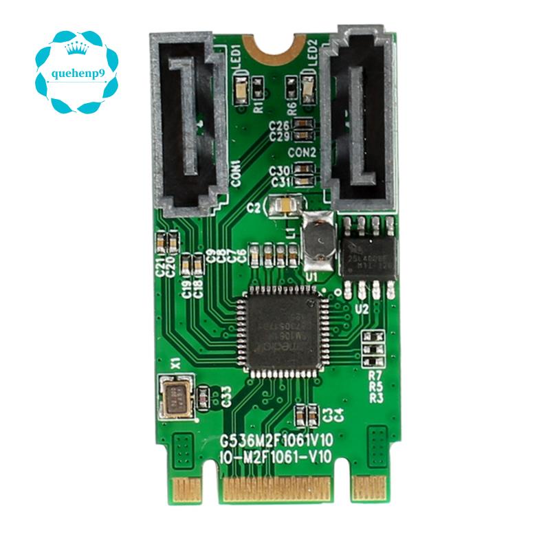 Card Mở Rộng PCIE M.2 Sang SATA 2 Cổng 6G RAID M.2 SATA RAID 0 / 1