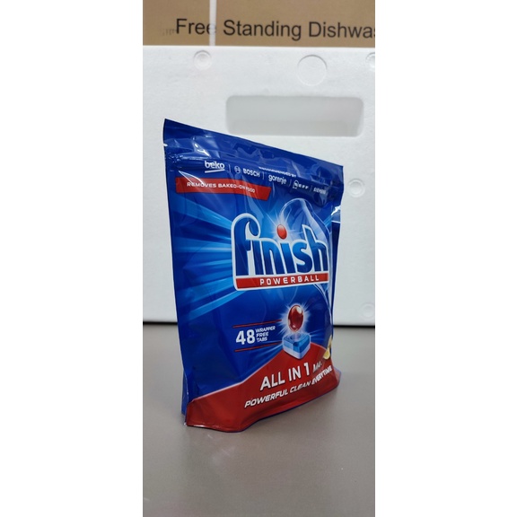 Viên rửa Finish All in 1 max 60 ,30 viên hương chanh dùng cho máy rửa bát