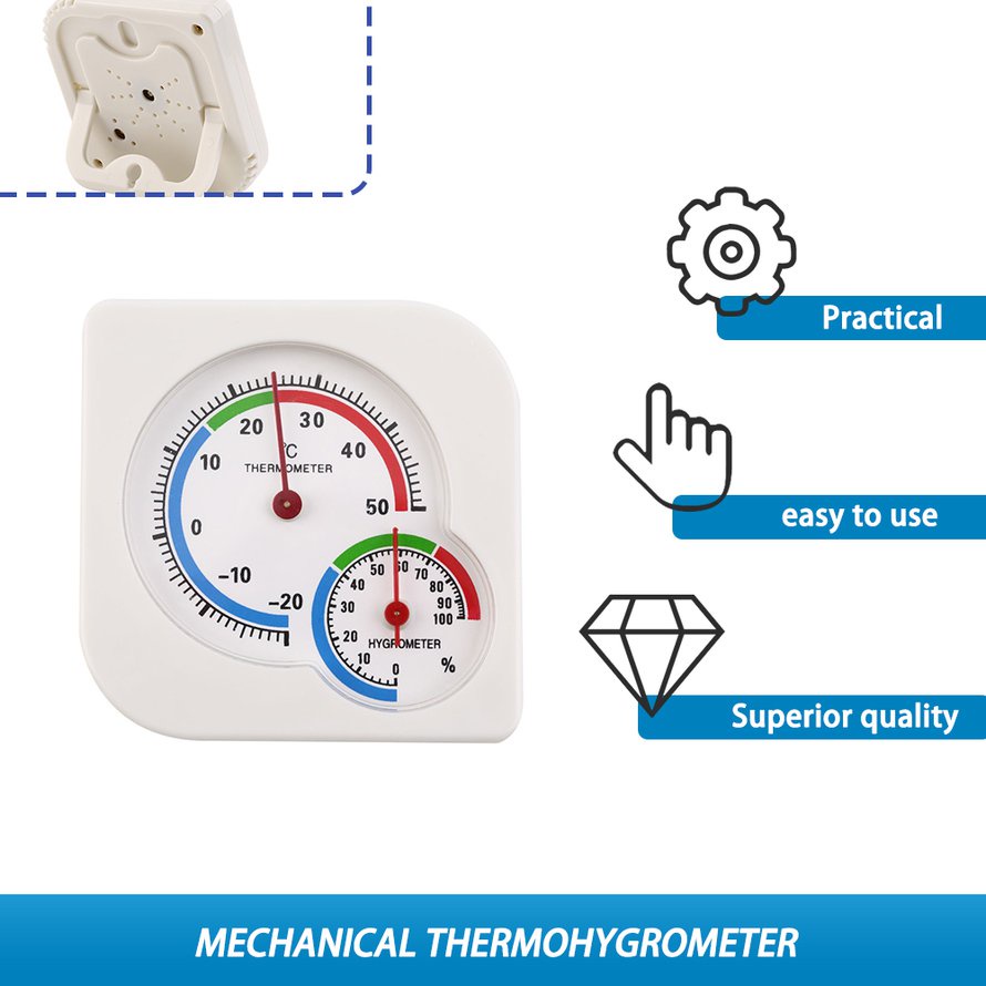 Máy Đo Nhiệt Độ Và Độ Ẩm Mini Trong Nhà Và Ngoài Trời