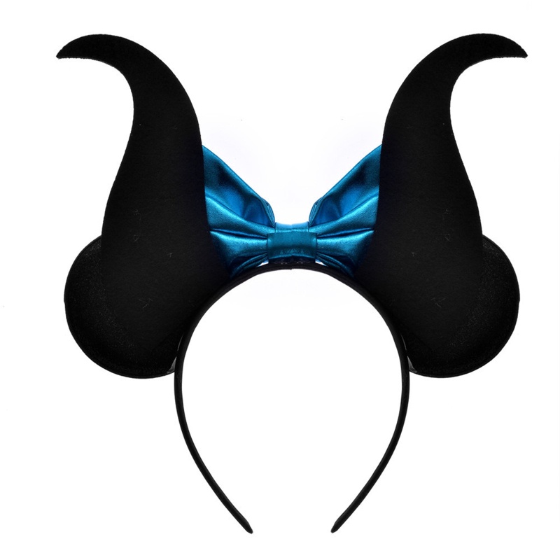 Băng Đô Cài Tóc Hình Chiếc Sừng Đính Nơ Thời Trang Cho Bé Gái