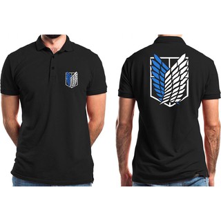 🔥FLASH SALE🔥 Áo Attack on titan | áo phông cổ bẻ Attack on titan đẹp giá rẻ