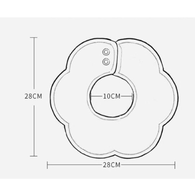 (Chọn màu) Yếm xô 6 lớp Quảng Châu cho bé- Sử dụng được cả 2 mặt cho bé 0-3 tuổi