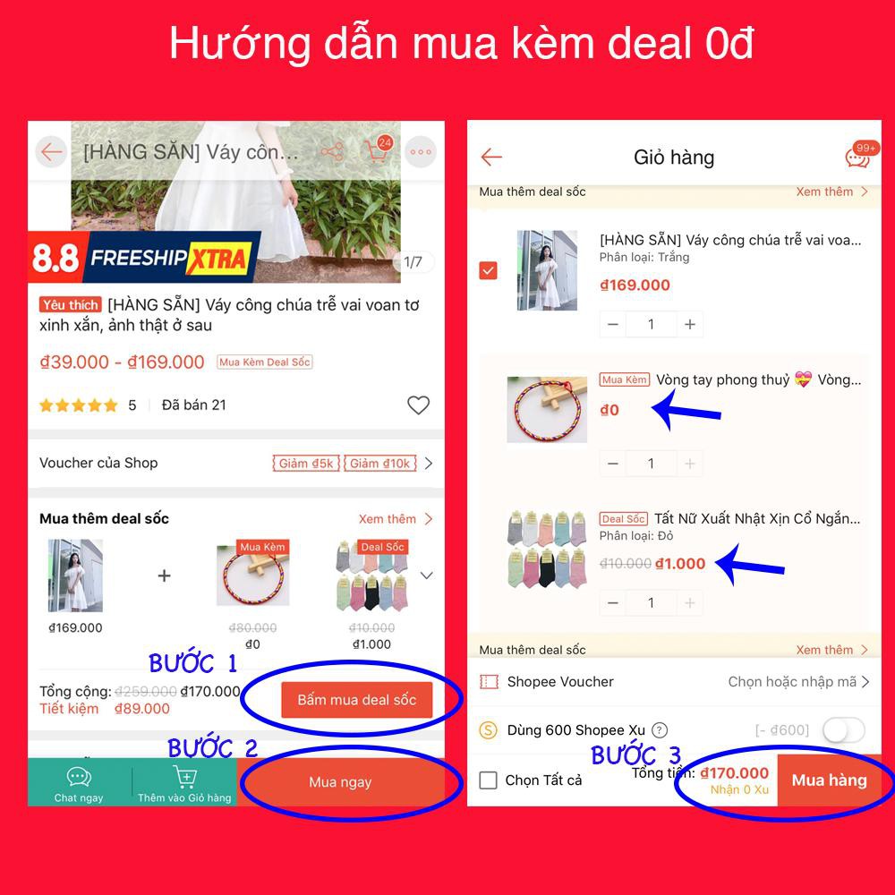 Váy công chúa trễ vai voan tơ xinh xắn, ảnh thật ở sau | BigBuy360 - bigbuy360.vn