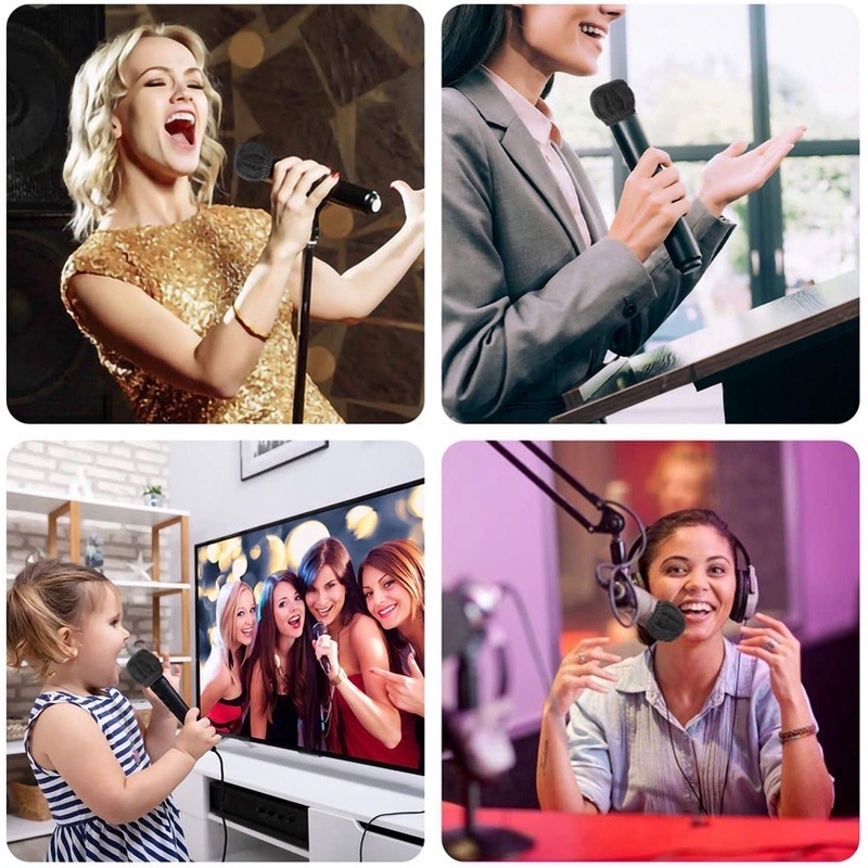 Bọc đầu micro karaoke dùng 1 lần, giá 100 cái.