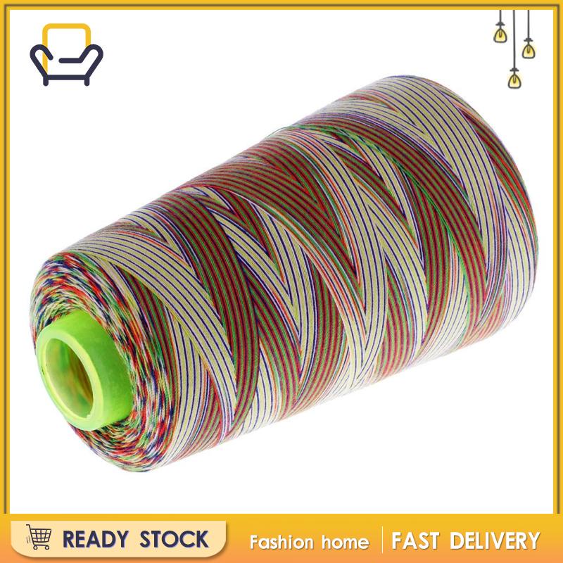 1 Cuộn Chỉ Polyester 40s / 2 Màu Cầu Vồng 40Mm Happi2ness