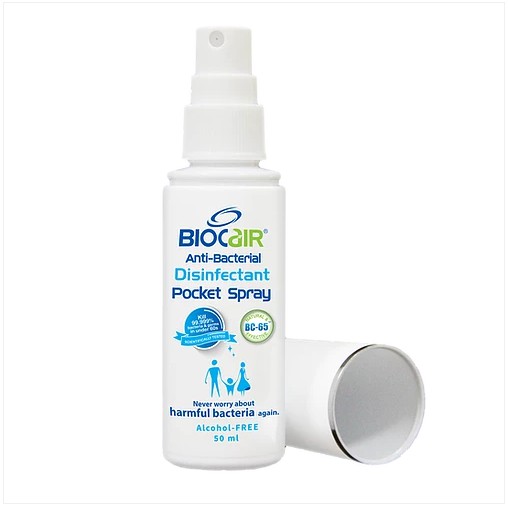 Xịt khử khuẩn Biocair Anti-Bacterial Disinfectant 50ml