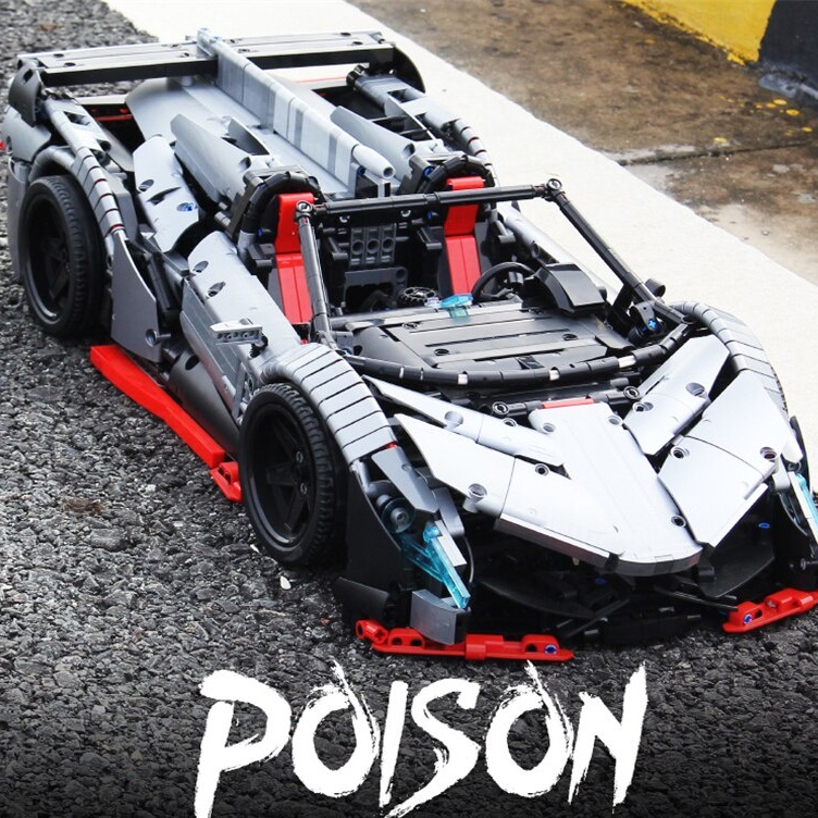 Đồ chơi giáo dục Lắp Ráp mô hình siêu xeTechnic Veneno Roadster Compatible MOC-10559 Super Racing Car Lamborghini XQ1003